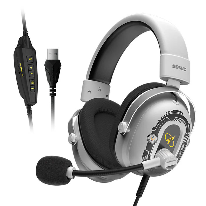 Serie Commander G - Cuffie da gioco con audio surround 7.1 per PC, PS5, PS4, Xbox e altro