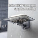 Self‑Adhesive Wall‑Mounted Soap Holder with Drain — Transparent & Colour Options
