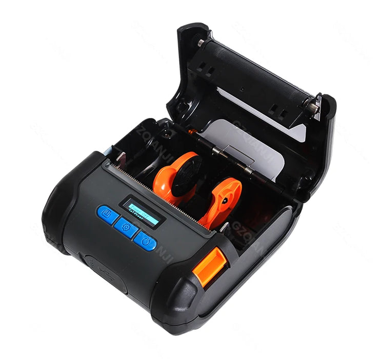 Portable 80mm Thermal Label & Receipt Printer — USB, Wi‑Fi & Bluetooth (iOS/Android/Windows)