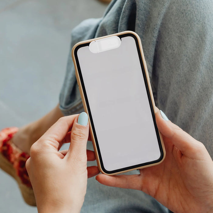 Webcam Cover Slider — Slim Laptop Camera Privacy Blocker (Black or White)