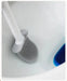 Wall-Mounted Soft TPR Toilet Brush with Removable Handle — Space-Saving