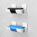 Wall-Mounted Trash Bag Holder — 2/4/6 Pack Plastic Dispenser for Kitchen Shelf
