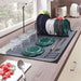 Foldable Silicone Drying Mat — Heat-resistant, Anti-slip Kitchen Drain Mat