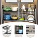 2-Tier Expandable Under-Cabinet Organiser – Adjustable Under-Sink Storage for Kitchen & Bathroom