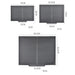 Silicone Drying Mat & Anti-Scald Coaster — Non-Slip Rectangle Dish Drainer