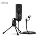 USB Condenser Microphone K669B — Metal Body, Cardioid, Gain Knob, USB Plug-and-Play