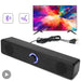 Portable Soundbar Speaker — Bluetooth 5.3 & Wired AUX, USB-powered, 2.0 Stereo