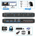 Dual Monitor USB3.0 KVM Switch 2 in 2 out 4K 60Hz 2x2 Mixed Display 2 Monitors 2 Computer for Laptop HDMI-Compatible KVM Switch