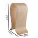 2025 Walnut U-Shape Wooden Headphone Stand – Desktop Hanger