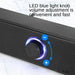 2.1 Channel Wired Soundbar with Subwoofer for PC/TV/Laptop – Aux & USB, Optional Bluetooth