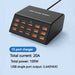 100W 15-Port Desktop USB Charger Station — Fast Charge for iPhone, iPad & Samsung