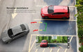 4-Channel Car Dash Cam with Wi‑Fi — FHD 1080p Front, Side & Rear, Night Vision, Hardwire Option