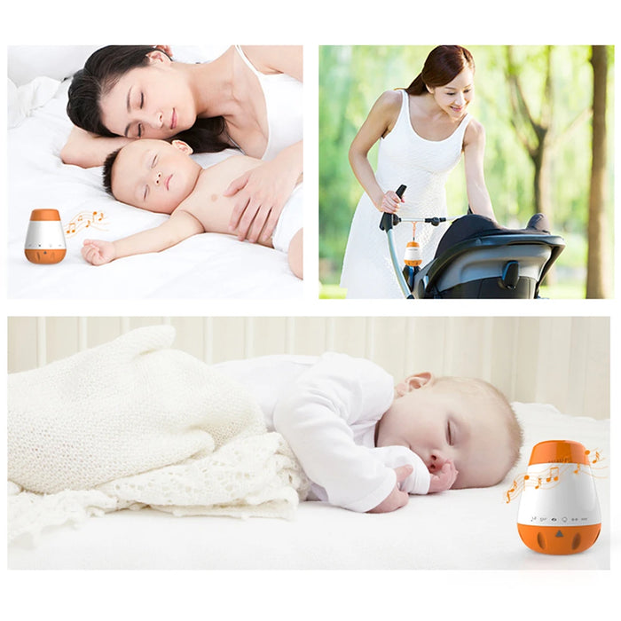 White Noise Sleep Machine for Babies — Voice‑Activated, Rechargeable