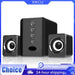 2.1 USB-Powered PC Speaker Set with Subwoofer — Compact Stereo for Laptop, Phone & TV