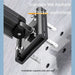 Foldaway Wall-mounted Clothes Dryer — White Aluminium Alloy, Retractable