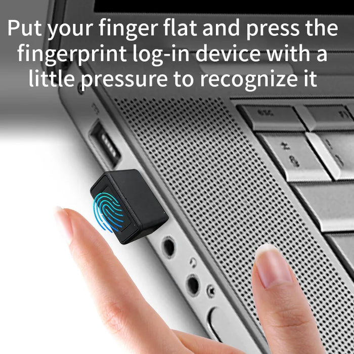 Mini USB Fingerprint Reader — Windows Hello biometric security key
