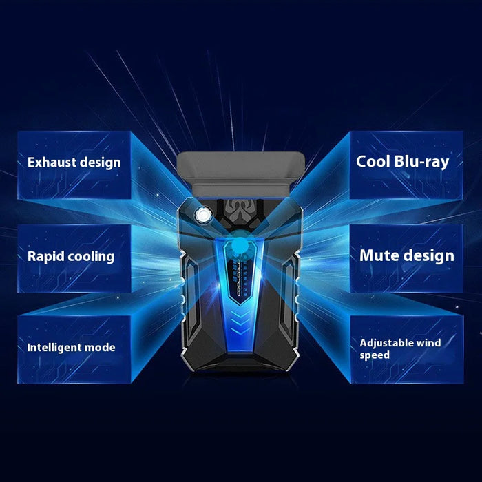 Portable Vacuum USB Laptop Cooler — External Extracting Fan for 15–17 inch Notebooks