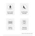Three‑Piece Stone‑Pattern Microfibre Bathroom Mat Set — Water‑Absorbent & Non‑Slip