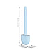 Wall-hanging Long-handle Toilet Brush with Silicone Head, 36×9×4 cm