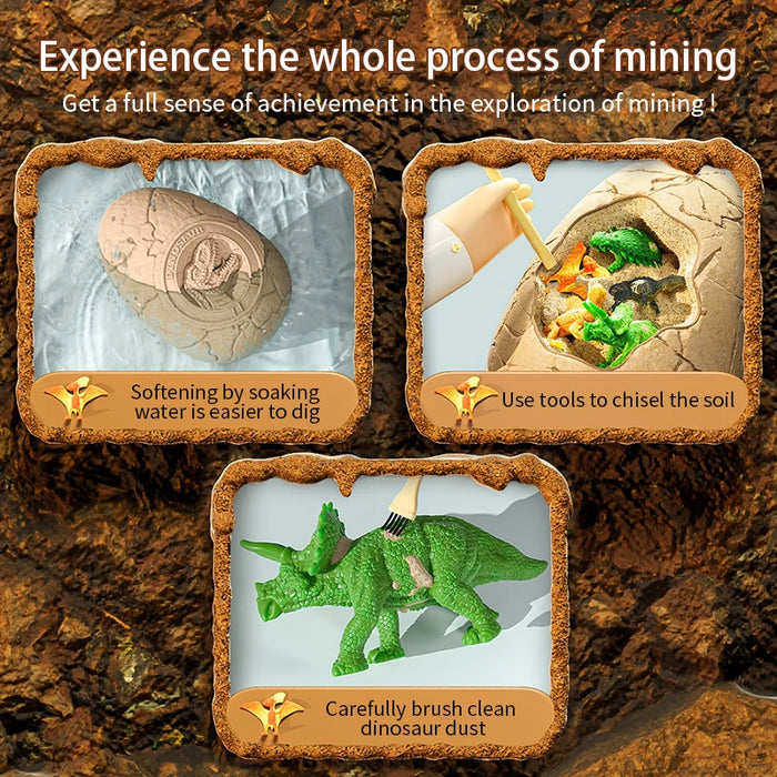 Yimi Children's Dinosaur Egg Dig Kit – DIY Fossil Blind Box (Ages 6–12)