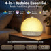 Wake-Up Sunrise Alarm Clock — 30 White-Noise Sounds, Dimmable RGB Night Light