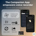 AI Voice & Call Recorder — Speech-to-Text, Summarisation, 102 Languages, 64GB
