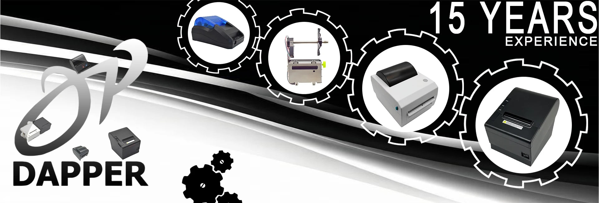 58mm Mini Portable Thermal Printer with Auto Cutter, Bluetooth Pocket Receipt Printer