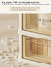 Foldable Transparent Drawer Cosmetic Organiser — Dustproof Multi‑Layer Makeup Storage