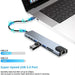 USB-C 8-in-1 Hub — HDMI 4K 30Hz, 100W PD, RJ45 100Mbps, SD/TF & USB 3.0