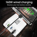 7-in-1 160W USB Charging Station – PD Type-C & USB-A, EU/US Plug, iPhone/Samsung/Xiaomi Compatible
