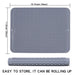 Foldable Silicone Drying Mat — Heat-resistant, Anti-slip Kitchen Drain Mat