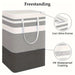 75L Collapsible Laundry Hamper with Handles — Durable Polyester Basket (40×30×60cm)
