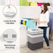 75L Collapsible Laundry Hamper with Handles — Durable Polyester Basket (40×30×60cm)