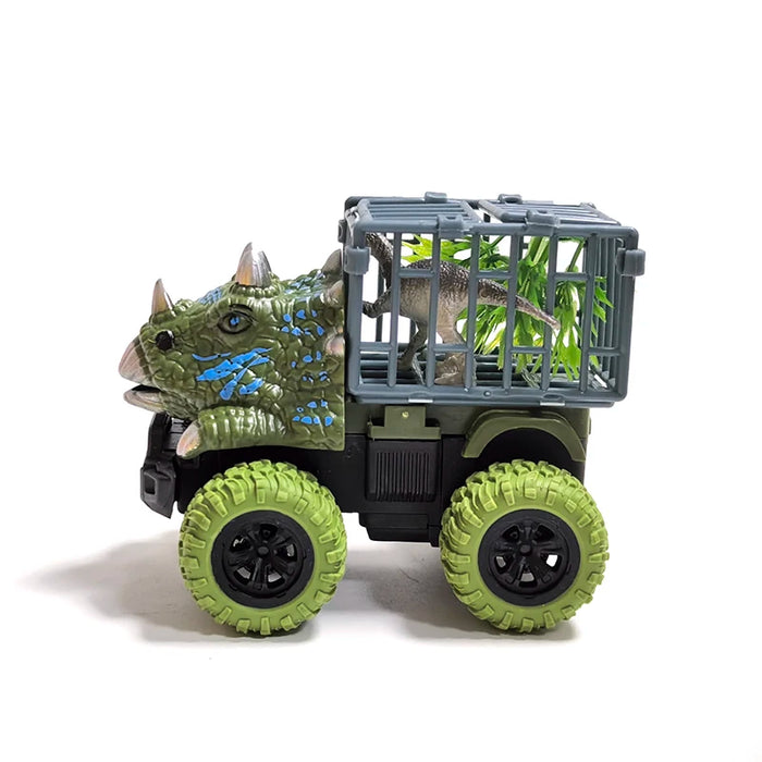 T‑Rex Inertia Dinosaur Truck with Dino Figure – Inertial Monster Truck Toy for Toddlers