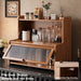 Bamboo 3-Tier Cup & Glass Organiser Shelf – Countertop Storage for Mugs & Small Spaces
