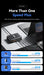 320W GaN 8‑Port Desktop Charger — 4×USB‑C & 4×USB‑A, 100W PD