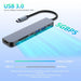 7-in-1 USB-C Docking Station – 4K 30Hz HDMI, PD 100W, USB 3.0 & SD/TF Card Reader