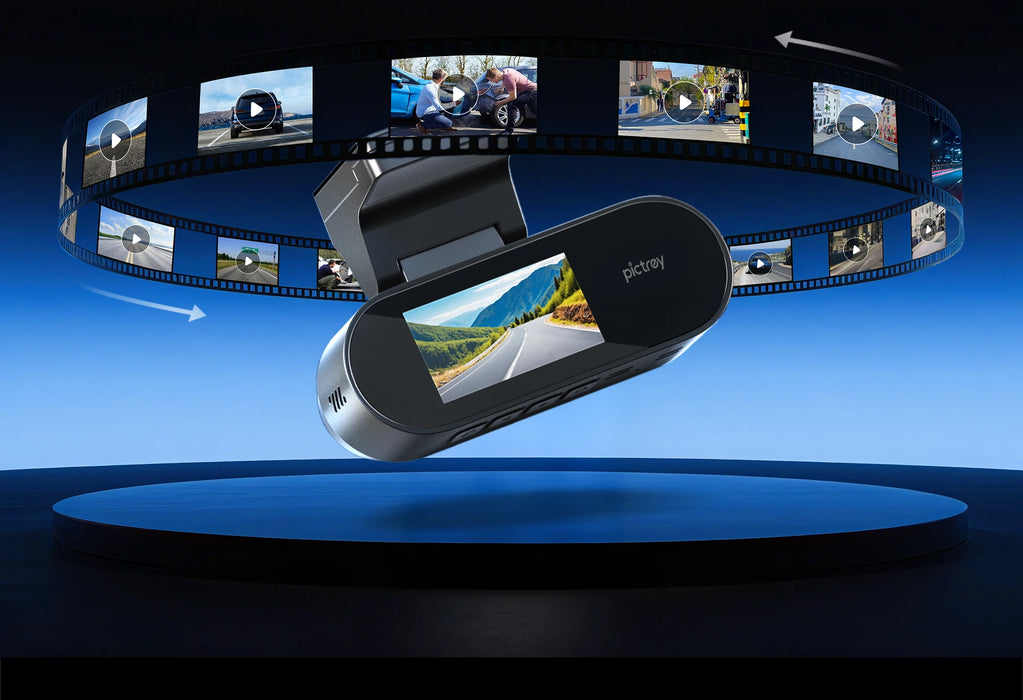 A400 4K Dash Cam — ADAS, Wi‑Fi, 1.9″ IPS Screen & Night Vision