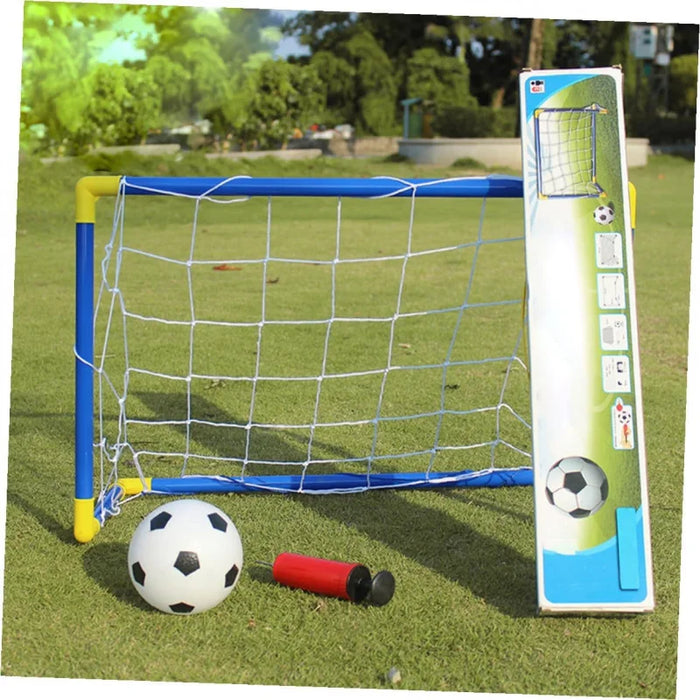 Portable Youth Soccer Goal with Inflator — Lightweight, Easy Assembly