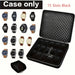 15-Slot Watch & Jewellery Storage Box — Velvet, Portable, Black