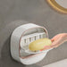 Waterproof Soap Dish – Non-slip, Leak-proof Shower & Sink Soap Holder (Plastic, L)