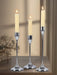 3-Piece European-Style Metal Candlestick Set – Wedding & Table Holders