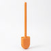 Wall-Mounted Silicone Toilet Brush Set — Easy Install, Long Handle with Portable Holder