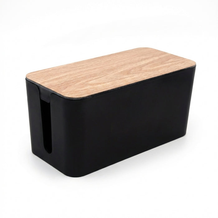 Cable Management Box — Hide Wires & Power Strips | TV Cord Organiser for Home & Office