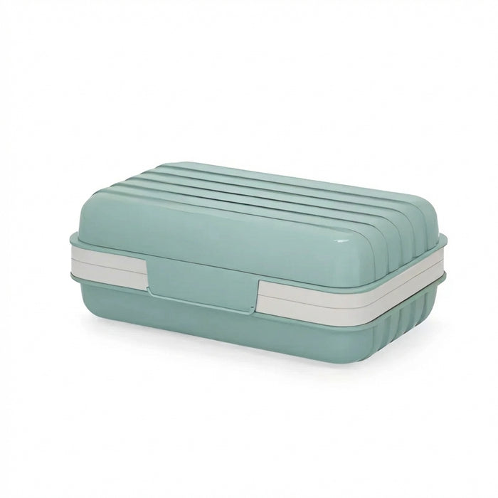 Bathroom Soap Dish with Lid — Plastic Soap Box (1–3 pcs)