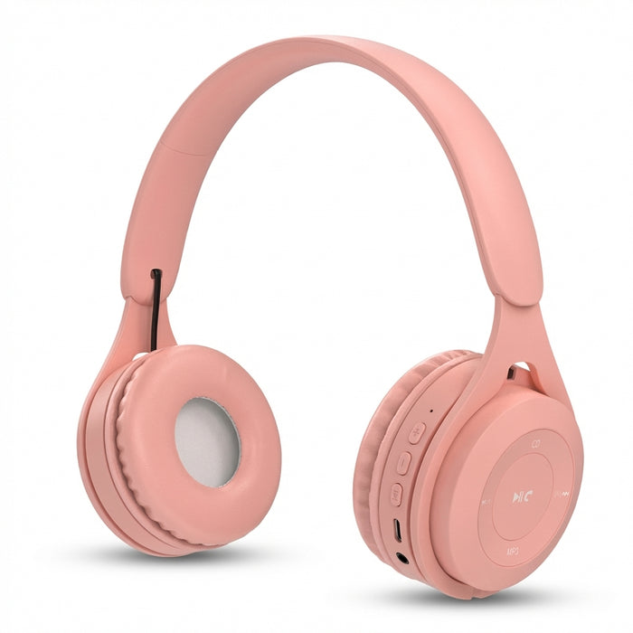 Y08 Macaron Wireless Bluetooth Headphones with Mic — Stereo Headband for Kids & Gaming