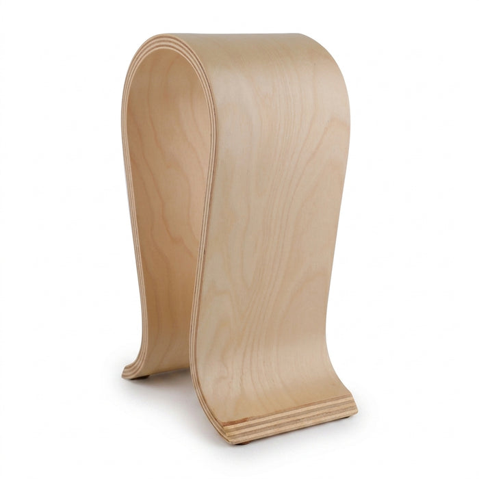 2025 Walnut U-Shape Wooden Headphone Stand – Desktop Hanger