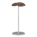 Walnut Wood & Aluminium Headphone Stand with Solid Metal Base — Desk Headset Holder
