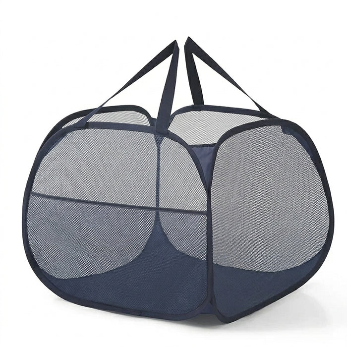 90 L Collapsible Laundry Basket – Pop‑Up Foldable Hamper with Reinforced Handles