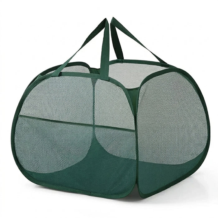 90 L Collapsible Laundry Basket – Pop‑Up Foldable Hamper with Reinforced Handles